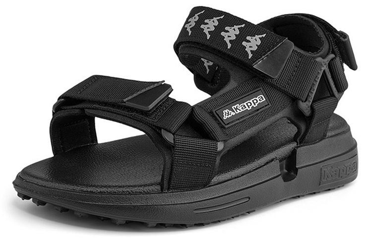 Kappa Beach Sport Sandals 'Pure Black Striped' 圖 2