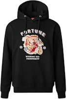 Kappa Black Hoodie with Graphic Print and Long Sleeves K0A12MT28-990 Kappa Black Hoodie with Graphic Print and Long Sleeves K0A12MT28-990