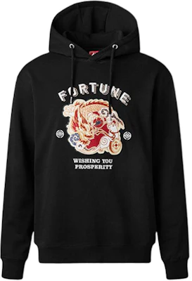 Kappa 黑色連帽衫搭配圖案印花與長袖 K0A12MT28-990 Buy Kappa 黑色連帽衫搭配圖案印花與長袖 K0A12MT28-990