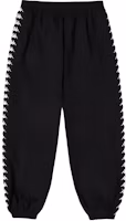 Kappa Black Relaxed Fit Joggers with Side Logo for Outdoor Casual Wear K0D72AY81 Kappa Black Relaxed Fit Joggers with Side Logo for Outdoor Casual Wear K0D72AY81
