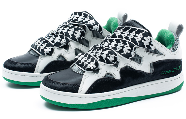 Order Kappa CANAL STREET x Low Top 'Hitam Putih Hijau' KPCBGCS81C-990