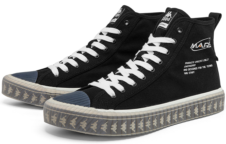 Lookbook Kappa Canvas 'Cinta Logo Negra' K0CW5VS01D-990