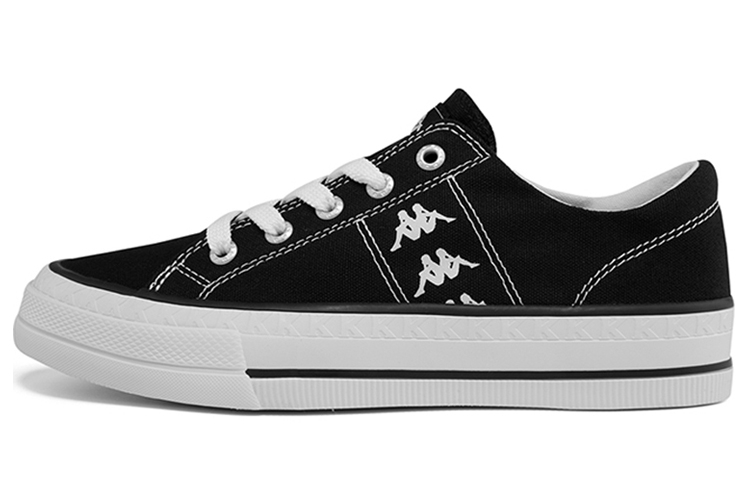 Kappa Canvas 'Black White' K0AY5CC46-990