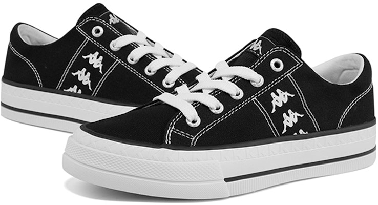 Kappa 串標帆布鞋 黑白色 男女同款 Shop Kappa 串標帆布鞋 黑白色 男女同款