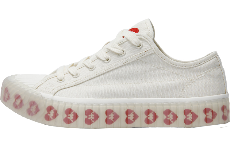 Kappa Canvas 'Heart Tag White'