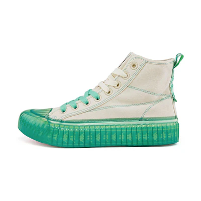 Kappa Canvas 'White Green'