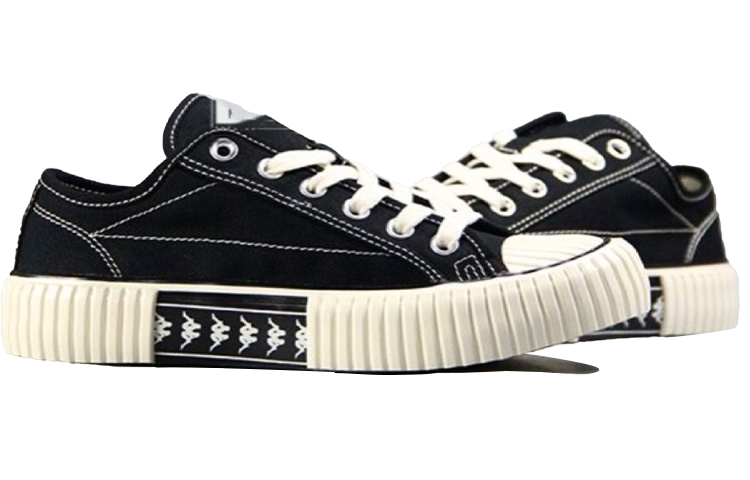 Kappa Canvas Casual 'Black White' 圖 3