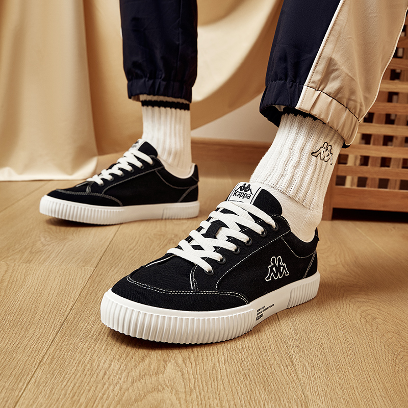 Sizing Kappa Canvas Low 'Agate Black' K0DY5CC02CJ-9905