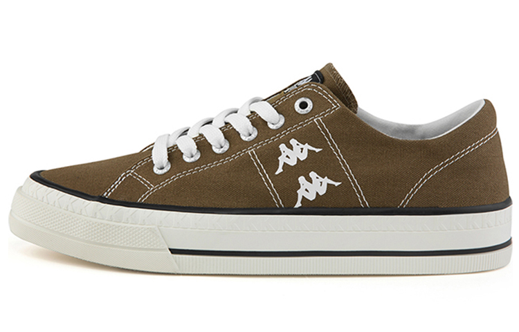 Kappa Canvas Low 'Brown-White'