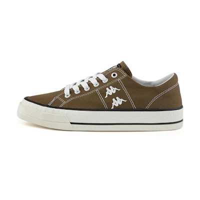 Kappa Canvas Low 'Brown-White'
