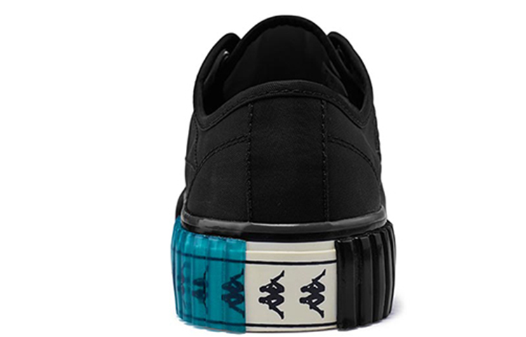 Lookbook 카파 블랙 로우탑 캔버스 (유니섹스) K0AW5VS52D-990