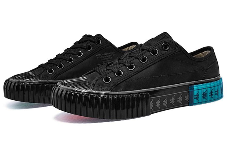 Purchase 카파 블랙 로우탑 캔버스 (유니섹스) K0AW5VS52D-990