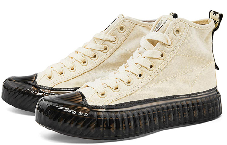 Kappa Canvas Shoes 'White Black' 圖 3