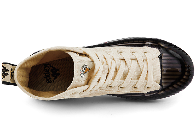 Kappa Canvas Shoes 'White Black' 圖 4