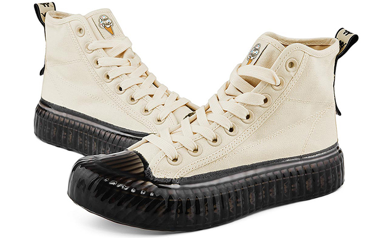 Kappa Canvas Shoes 'White Black' 圖 6