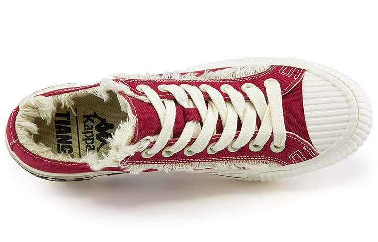 Lookbook Kappa 串標 休閒帆布鞋 男女同款 紅色