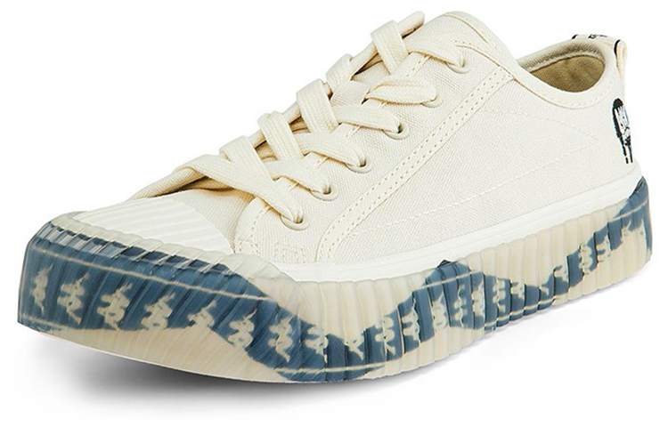 Kappa Canvas Sneakers 'Beige Blue' 圖 3