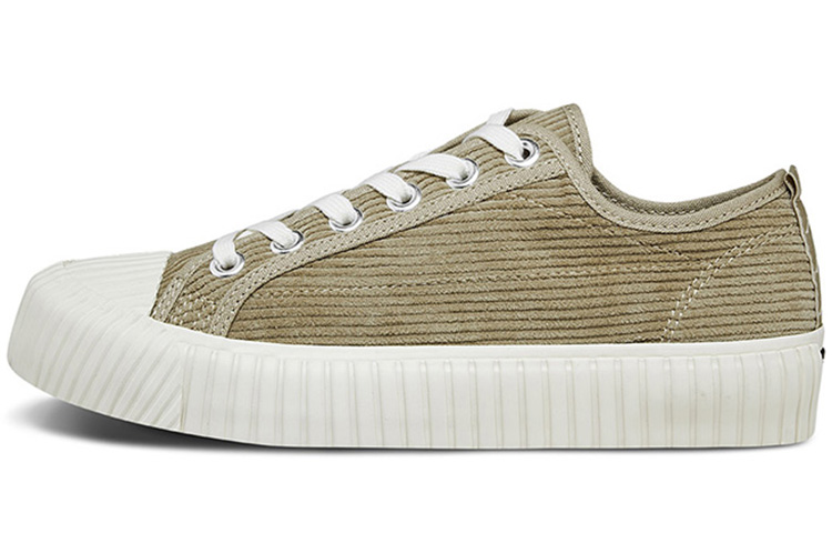 Kappa Canvas Velour Sneakers 'Light Brown'