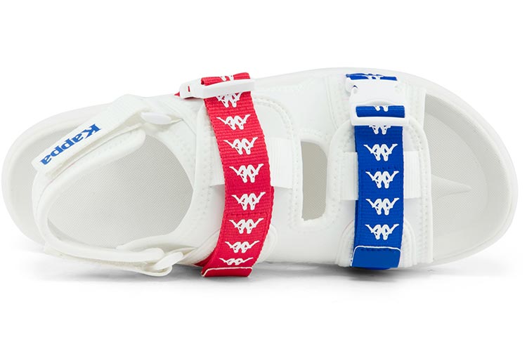 Kappa Casual Beach Sandal 'White Blue Red' 圖 4