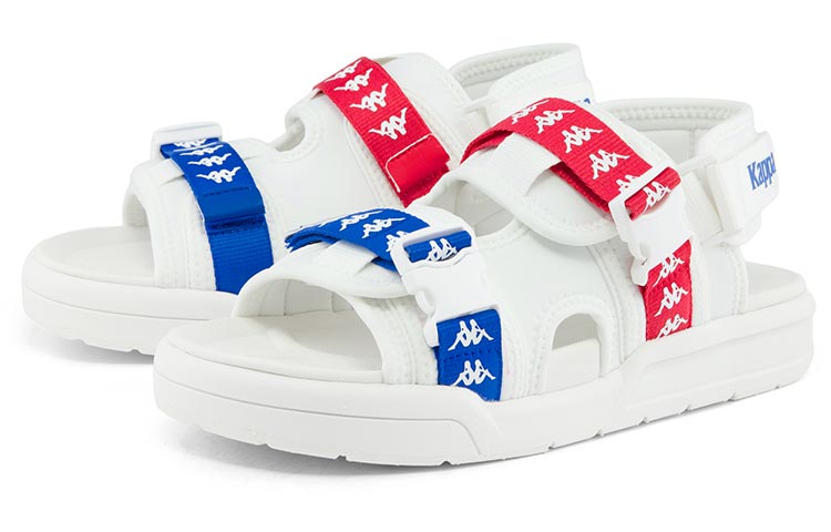 Kappa Casual Beach Sandal 'White Blue Red' 圖 5