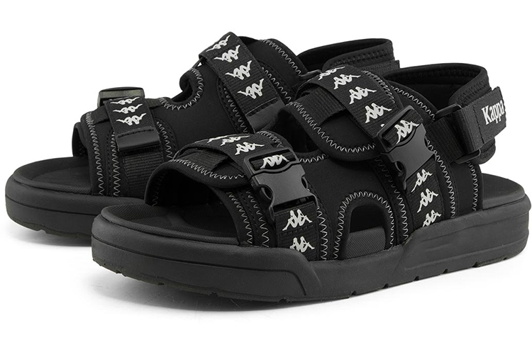 Kappa Casual Beach Sandals 'Black' 圖 5
