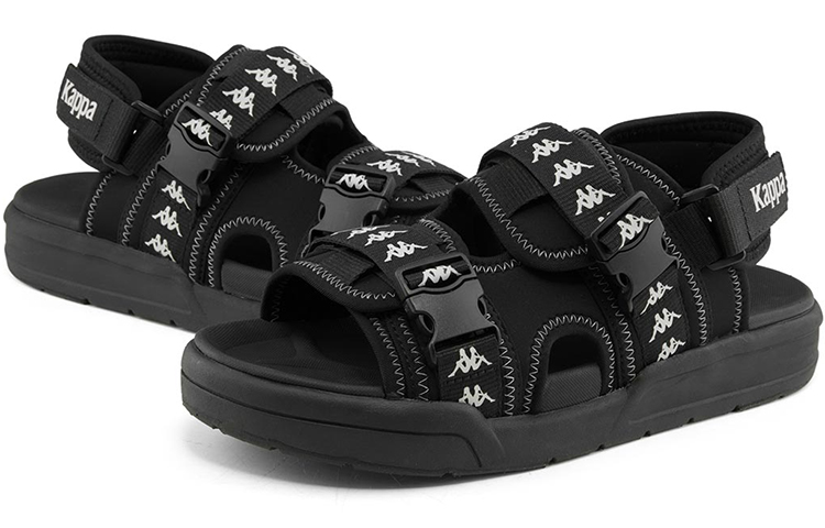 Kappa Casual Beach Sandals 'Black' 圖 6