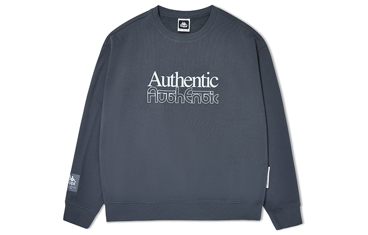 Kappa Casual Crewneck Letter Print Sweatshirt College Style Long Sleeve K0E12WT71