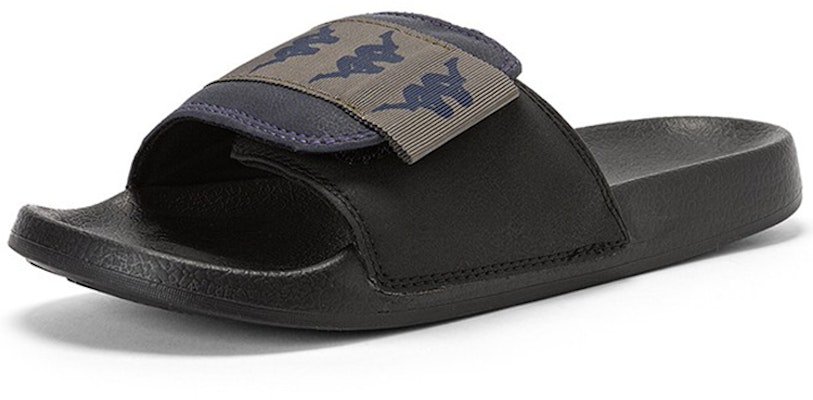 Kappa Casual Fashion Slides 'Black' K0CX5LT10-990 Order Kappa Casual Fashion Slides 'Black' K0CX5LT10-990