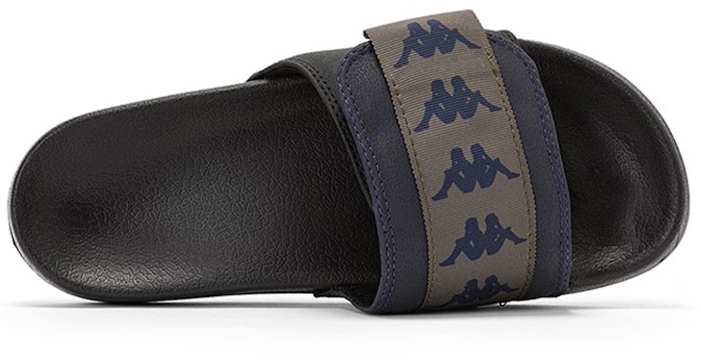 Kappa Casual Fashion Slides 'Black' K0CX5LT10-990 Lookbook Kappa Casual Fashion Slides 'Black' K0CX5LT10-990