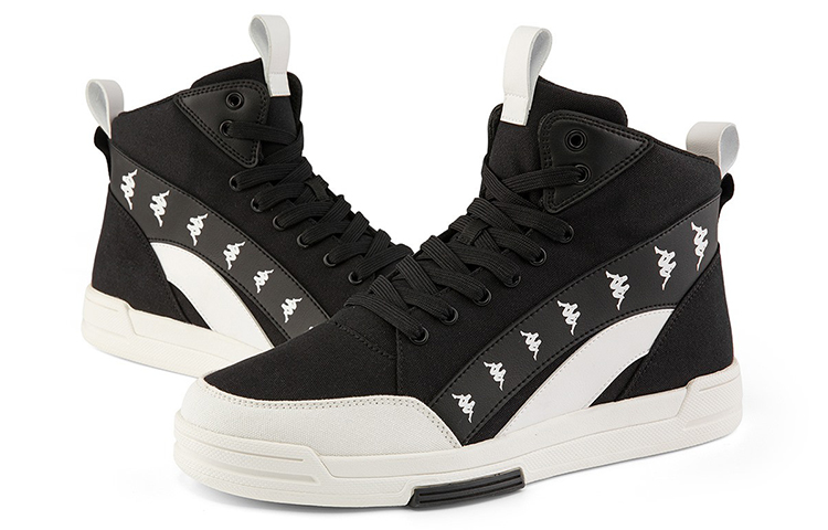 Kappa Casual Fashion Sneakers 'Black White' 圖 4
