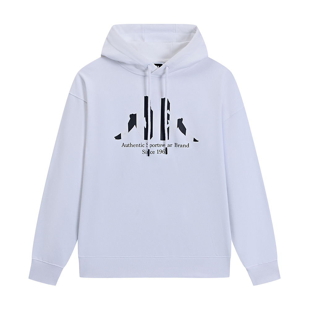 Kappa Casual Hoodie with Letter Print - Unisex Street Style Cotton Knit Sweater KAB0KT04
