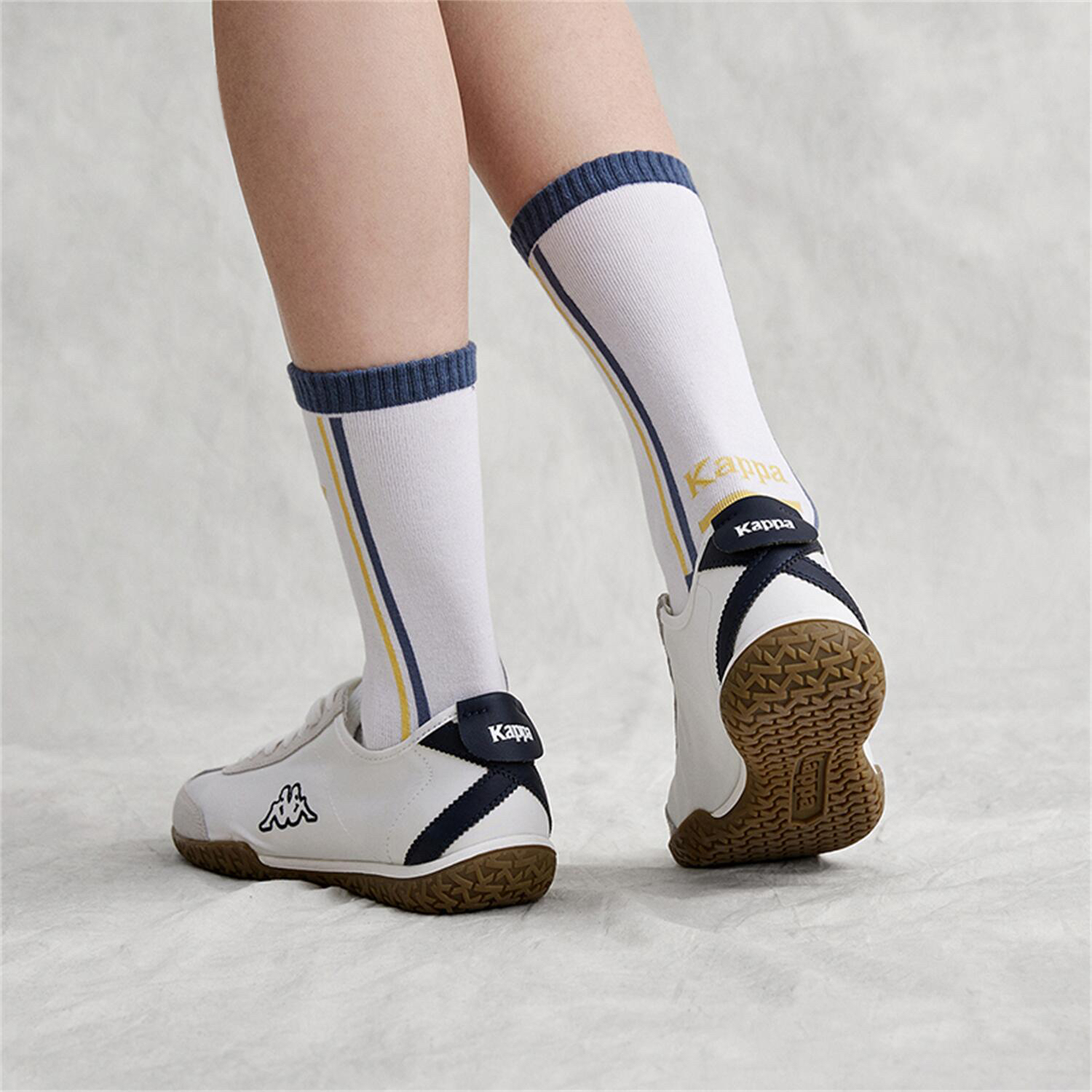 Kappa Casual Low-Top 'Grey Black' 圖 8