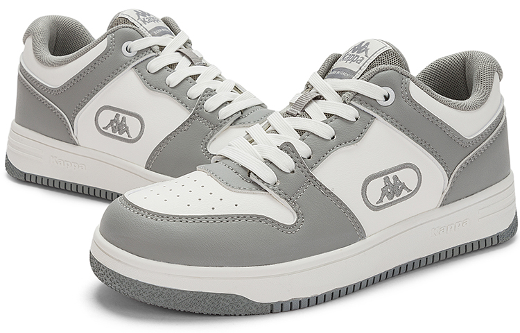 Kappa Casual Low-Top 'Grey White' 圖 4