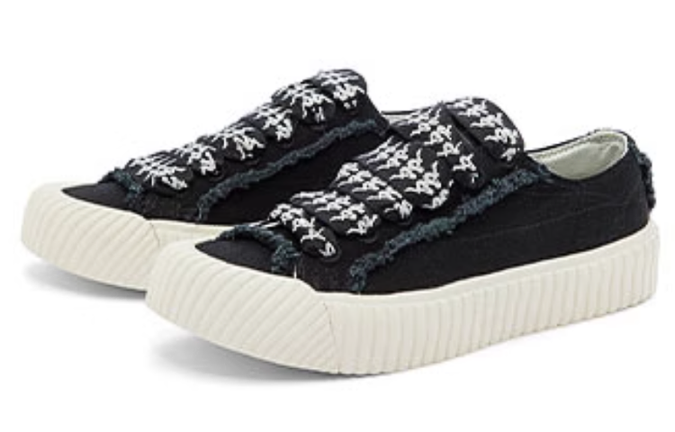 Kappa Casual Low-Top Skate Shoes 'Black' 圖 3