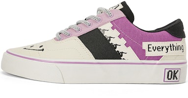 Kappa Casual Low-Top Skate Shoes 'White Purple Black' K0CY5CS06D-0106 Kappa Casual Low-Top Skate Shoes 'White Purple Black' K0CY5CS06D-0106