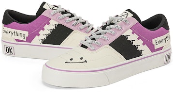 Sepatu Kasual Kappa Low-Top Skate 'Putih Ungu Hitam' K0CY5CS06D-0106 Shop Sepatu Kasual Kappa Low-Top Skate 'Putih Ungu Hitam' K0CY5CS06D-0106