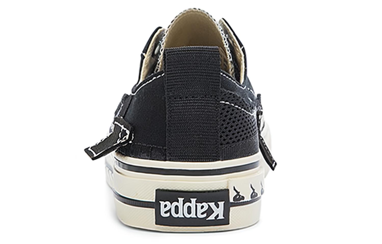 Kappa Casual Low-Top Sneaker 'Black' 圖 5