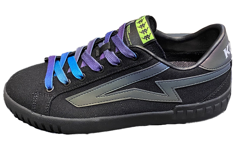 Kappa Casual Low-Top Sneakers 'Black Logo Tape'