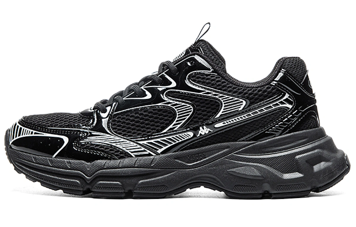 Kappa Casual Low-Top Running 'Black Breathable Trend'