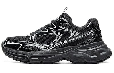 Kappa Casual Low-Top Running 'Black Breathable Trend'