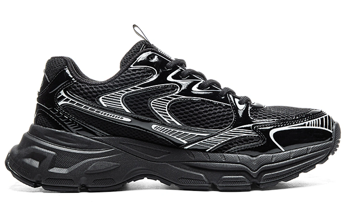 Kappa Casual Low-Top Running 'Black Breathable Trend'