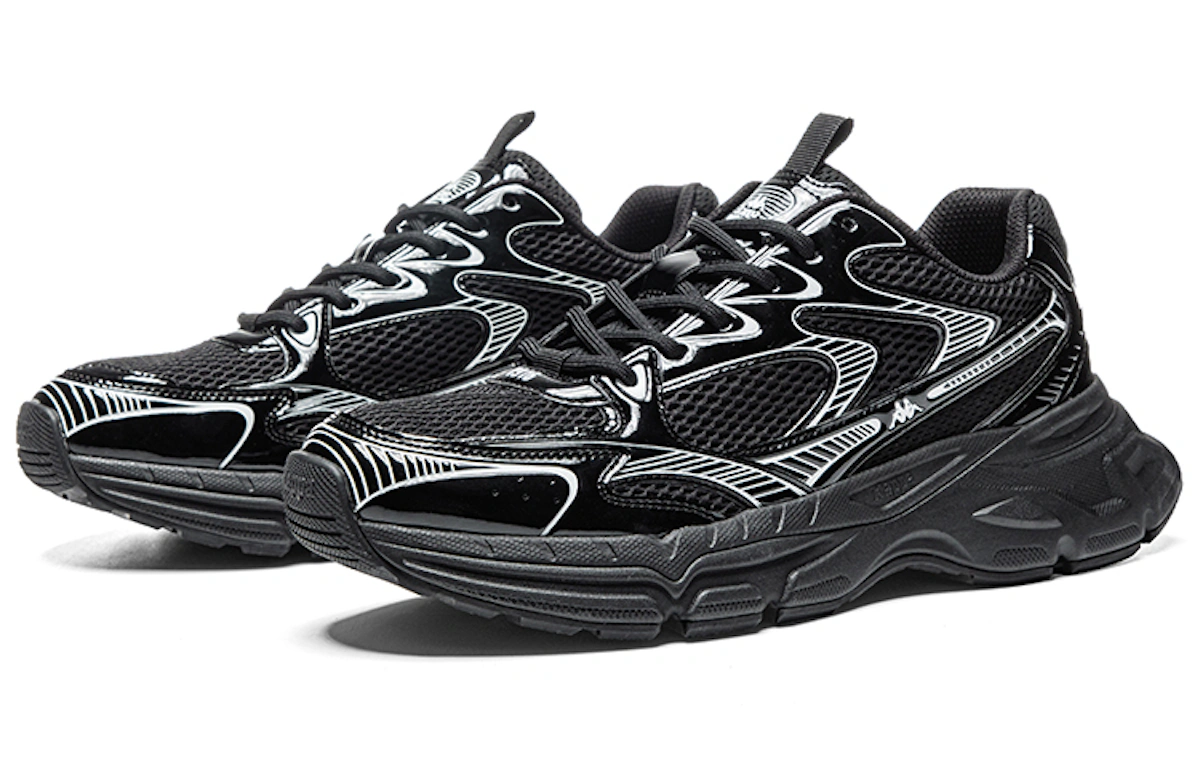 Kappa Casual Low-Top Running 'Black Breathable Trend'