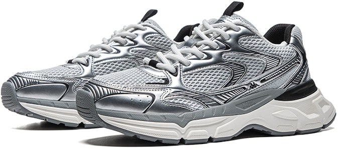 Kappa Kasut Lari Low-Top Kasual 'Kelabu Gaya Moden & Bernafas' K0DU5MG14CJ-149 Lookbook Kappa Kasut Lari Low-Top Kasual 'Kelabu Gaya Moden & Bernafas' K0DU5MG14CJ-149