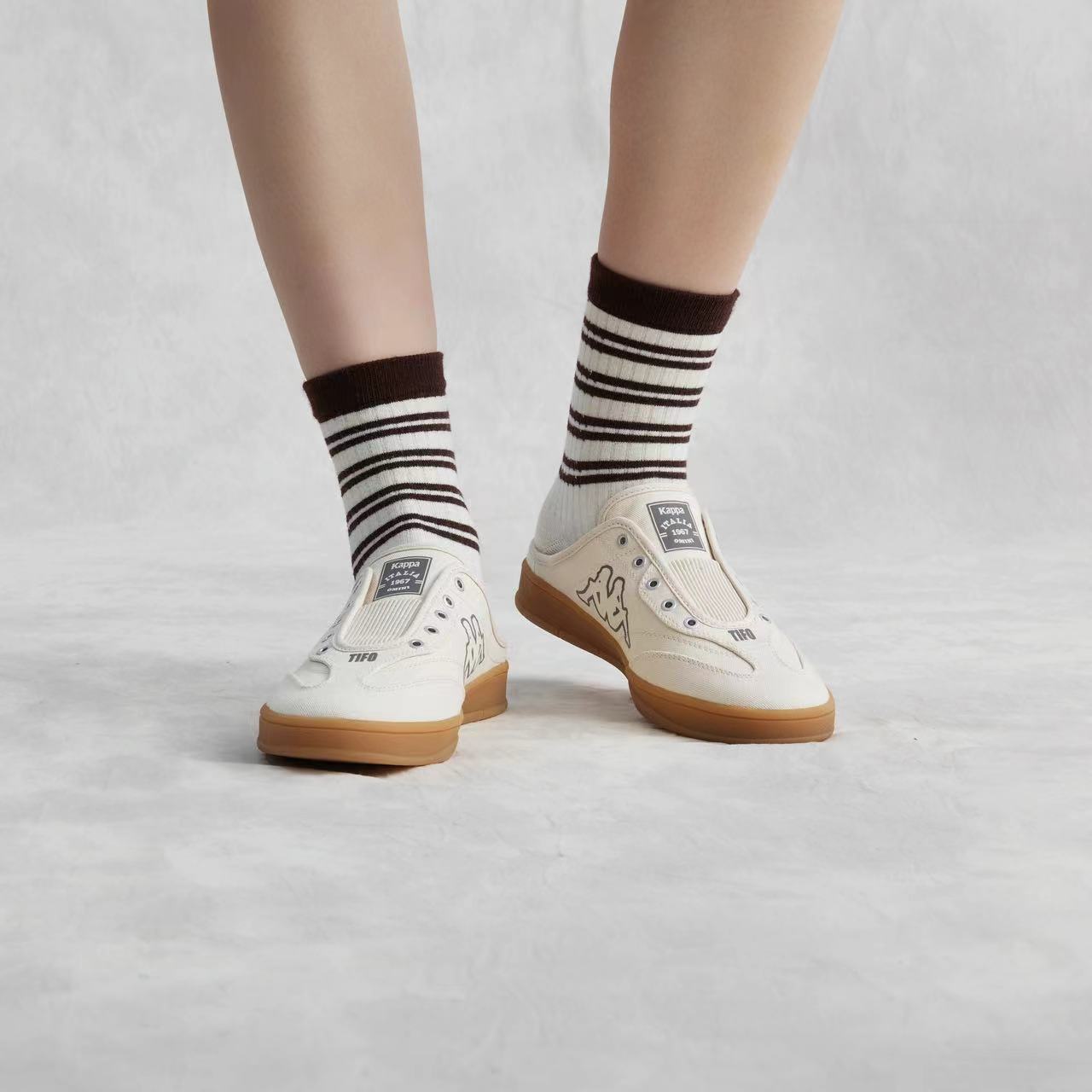 Kappa Casual Low Top Slides 'Beige' 圖 11