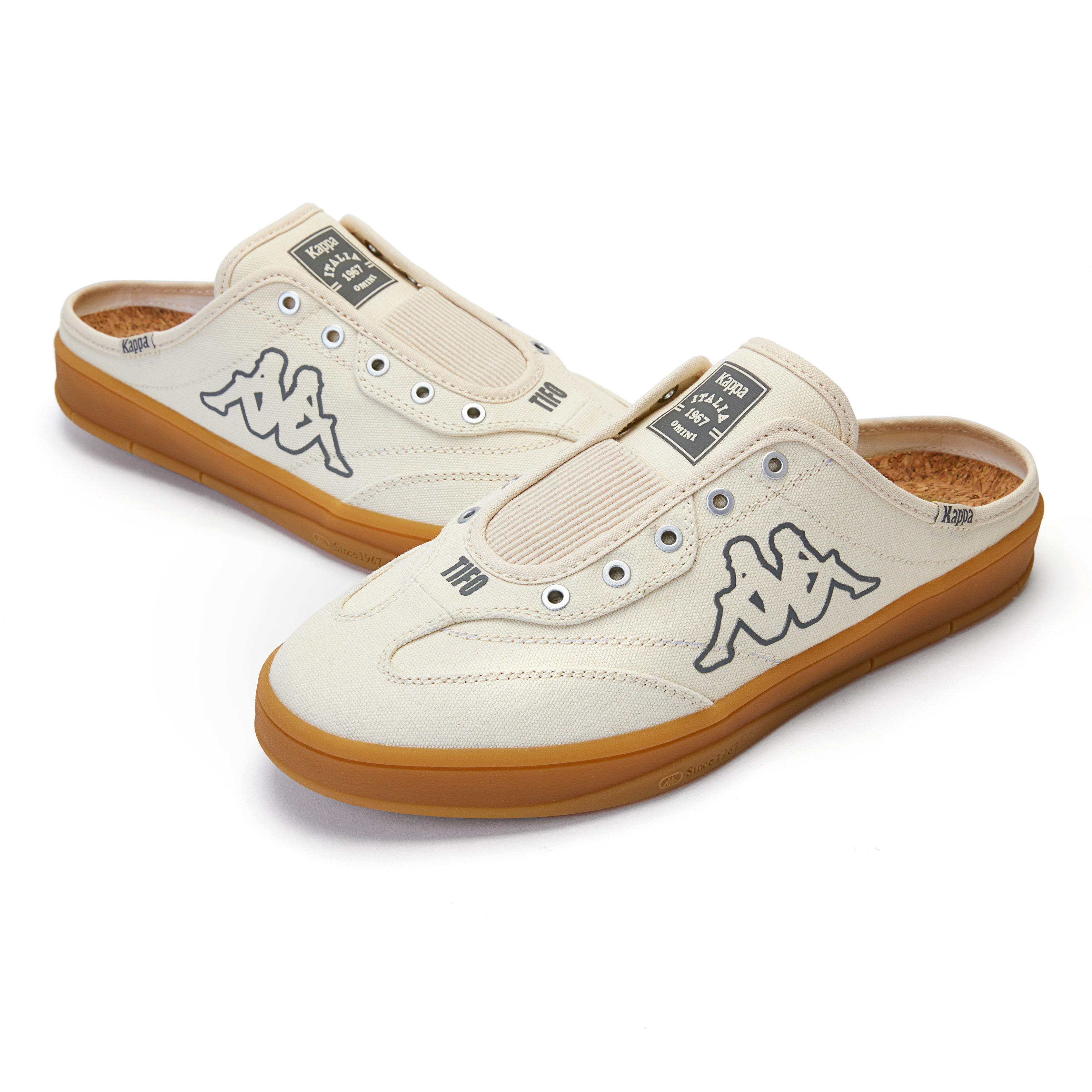Kappa Casual Low Top Slides 'Beige' 圖 6