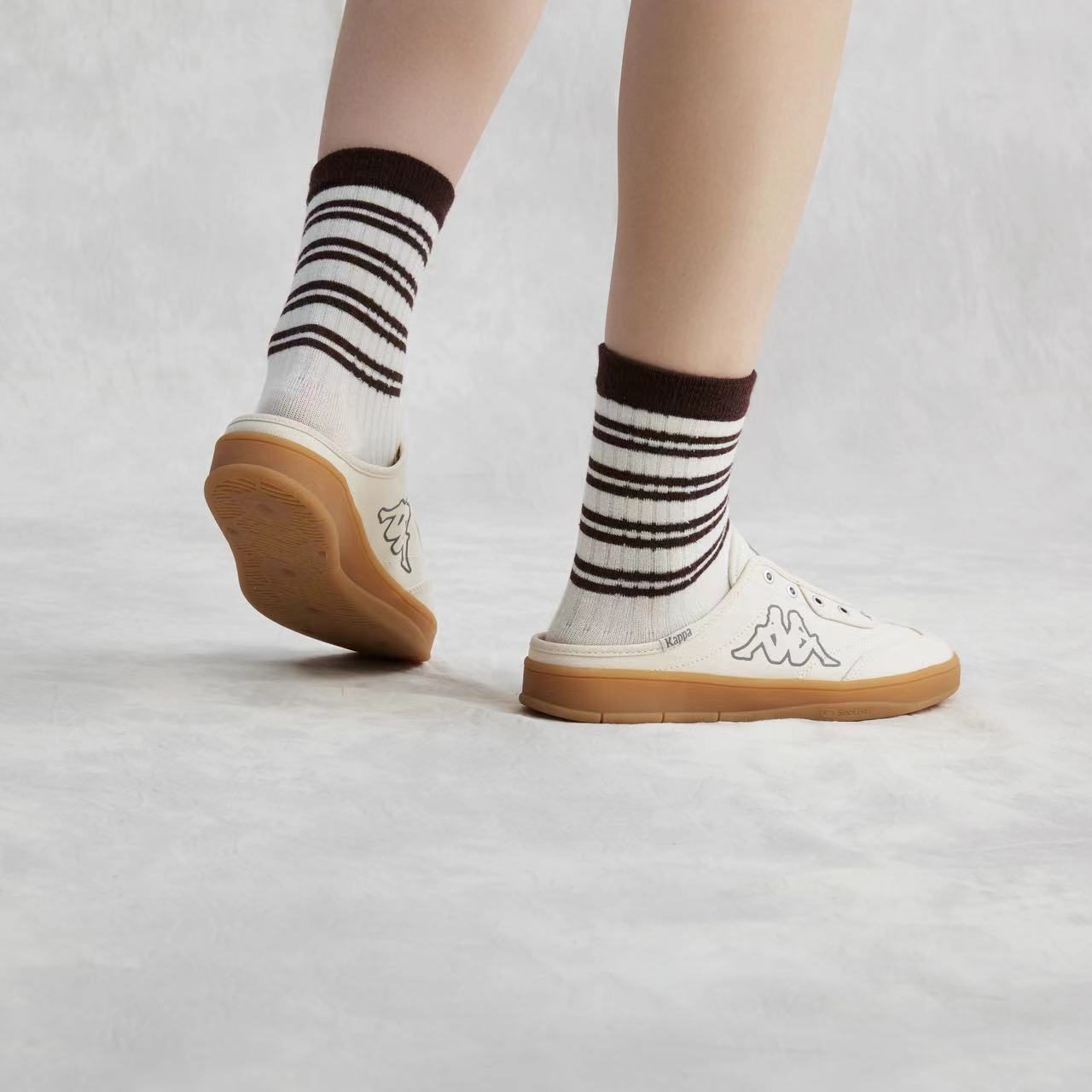 Kappa Casual Low Top Slides 'Beige' 圖 9