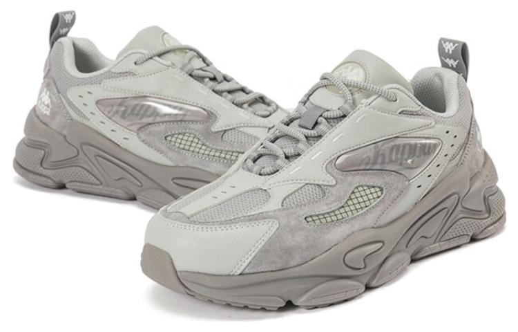 Buy Kappa卡帕 減震防滑耐磨復古厚底 低幫老爹鞋 男女同款 礦物灰