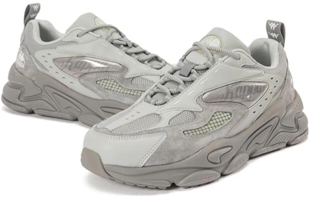 Kappa卡帕 減震防滑耐磨復古厚底 低幫老爹鞋 男女同款 礦物灰 Buy Kappa卡帕 減震防滑耐磨復古厚底 低幫老爹鞋 男女同款 礦物灰