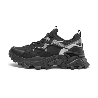 Kappa Chunky Sole 'Deconstructed Retro Dad Shoe Black Silver'