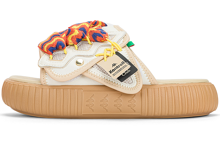 Kappa Chunky Velcro Breathable 'White Brown'